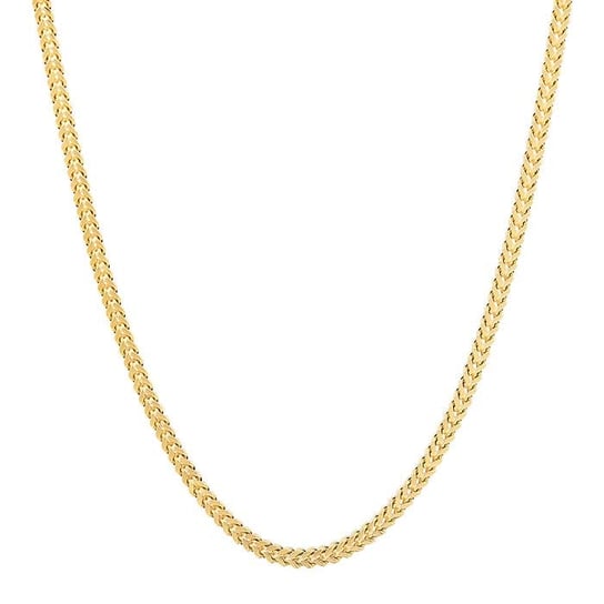 14K Diamond Cut Curb Chain