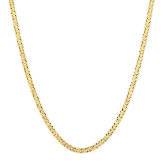14K Diamond Cut Curb Chain